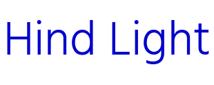 Hind Light लिपि
